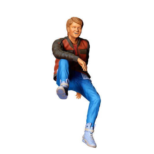 Diorama Model Building Product Photo 0: Sitting Young Man in Casual Clothing - Figure in Relaxed Pose (Ref. No. 39)