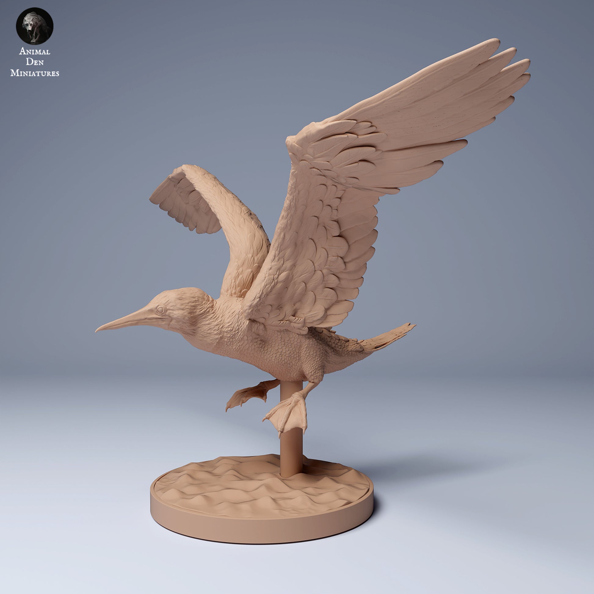 Product photo Animal Figure Diorama, Model Building: 0: Sea Creature Figure: Blue-footed Booby in Flight (Ref 24_08_07)