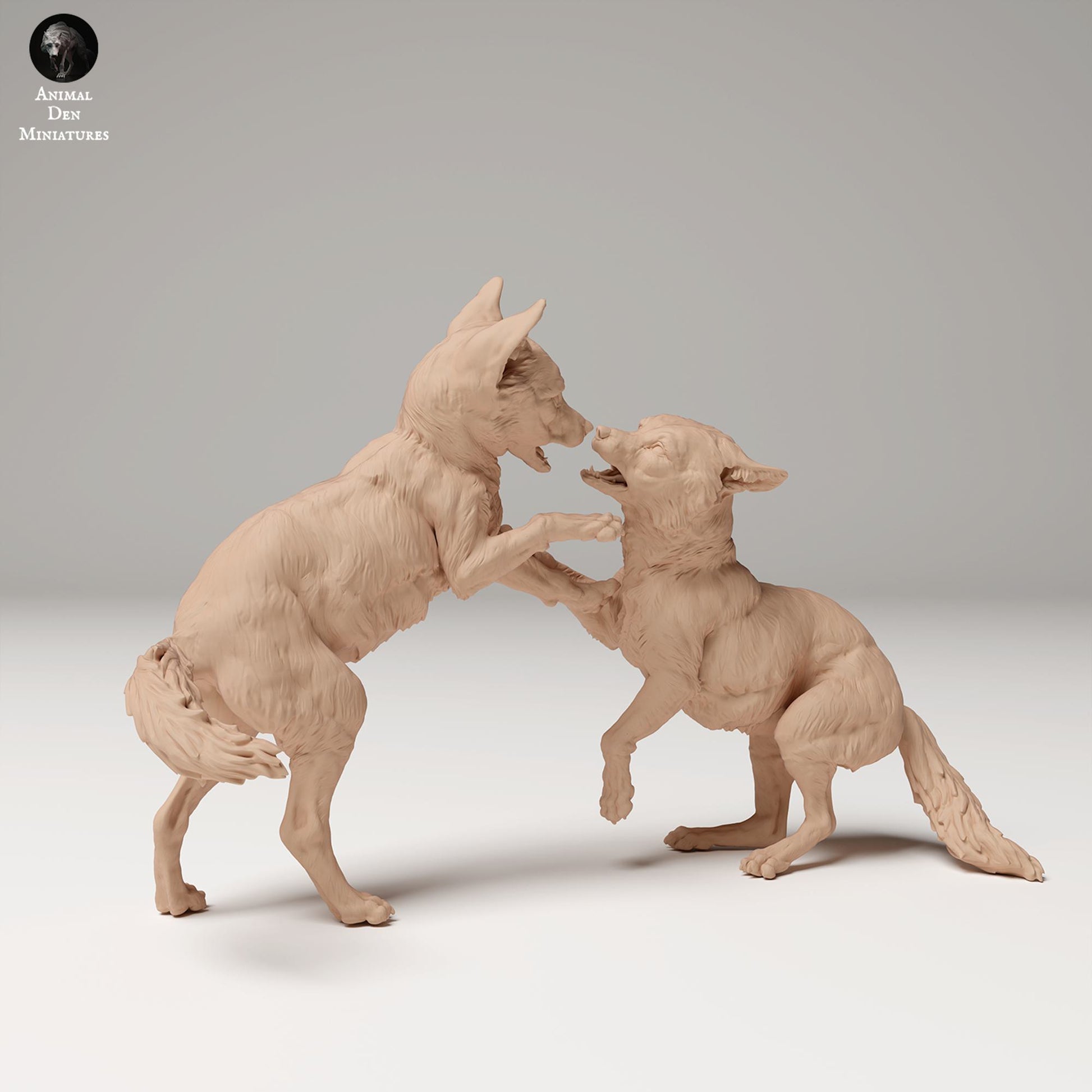 Product photo Animal Figure Diorama, Model Building: 0: Wild Animal Figure: Fox Cub – Red Fox (Ref 24_09_05)