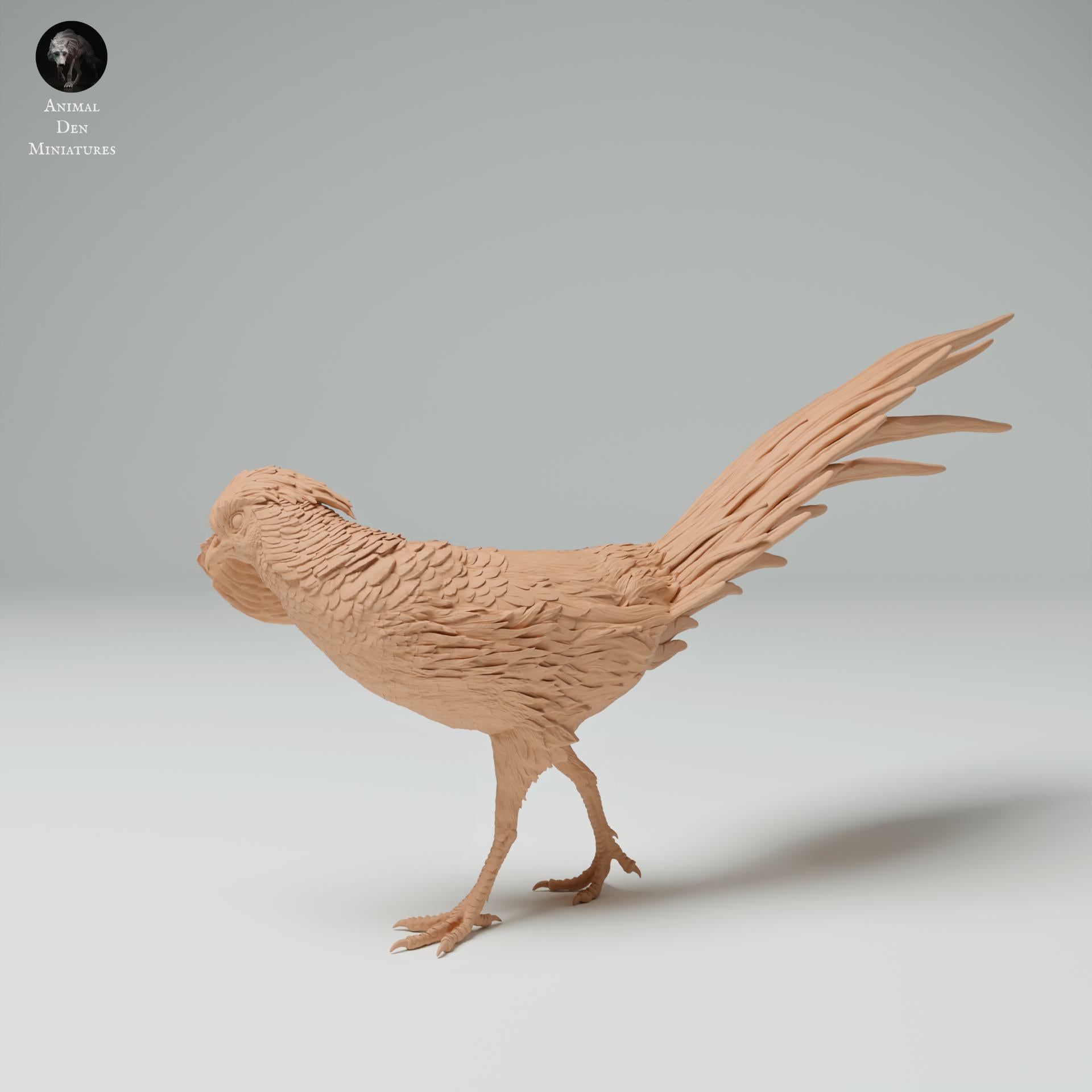 Product photo Animal Figurine Diorama, Model Building: 0: Wildlife Figurine: Golden Pheasant Male (Ref 25_02_10)