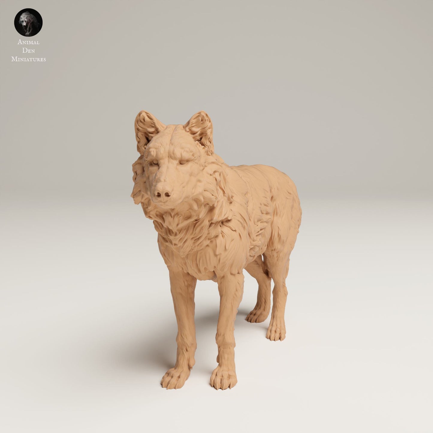 Produktfoto Tier Figur Diorama, Modellbau: 0: Wildtier Figur: Grauer Wolf (Ref 25_06_06)