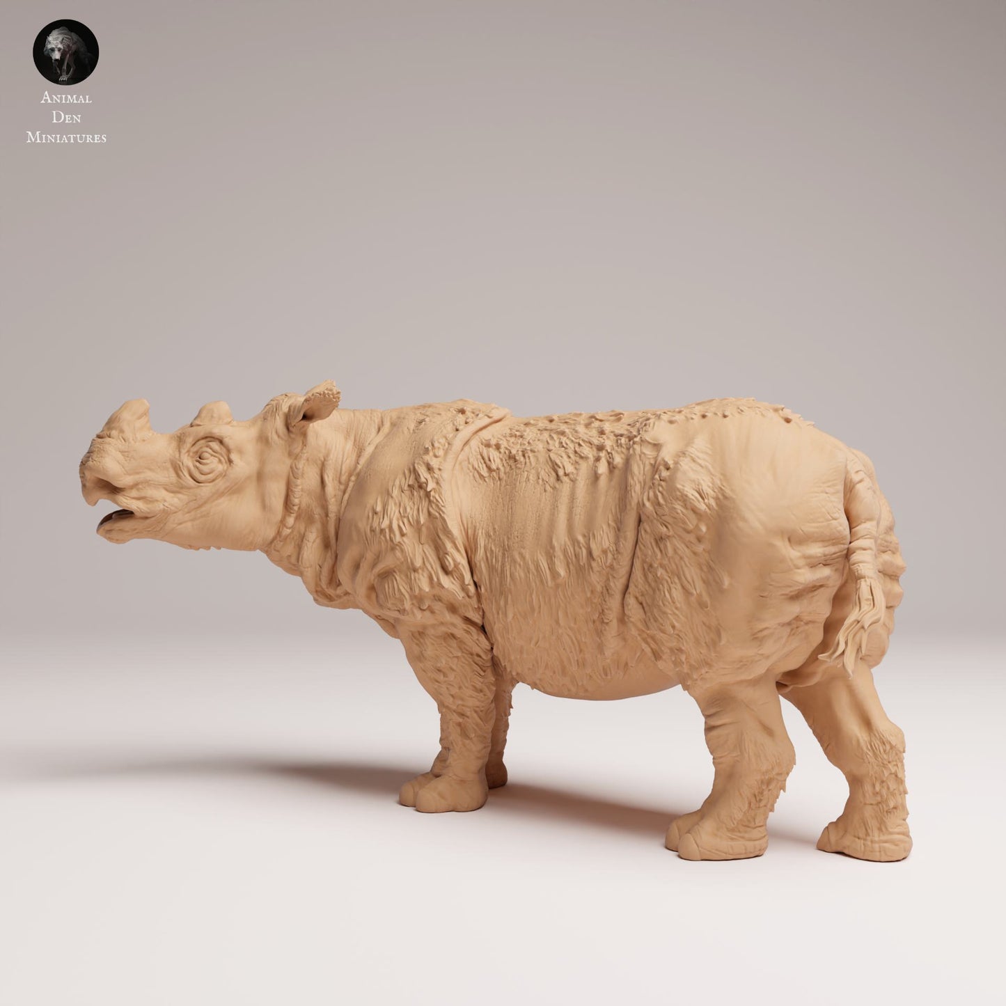 Produktfoto Tier Figur Diorama, Modellbau: 0: Wildtier Figur: Sumatra-Nashorn Männchen (Ref 25_03_06)