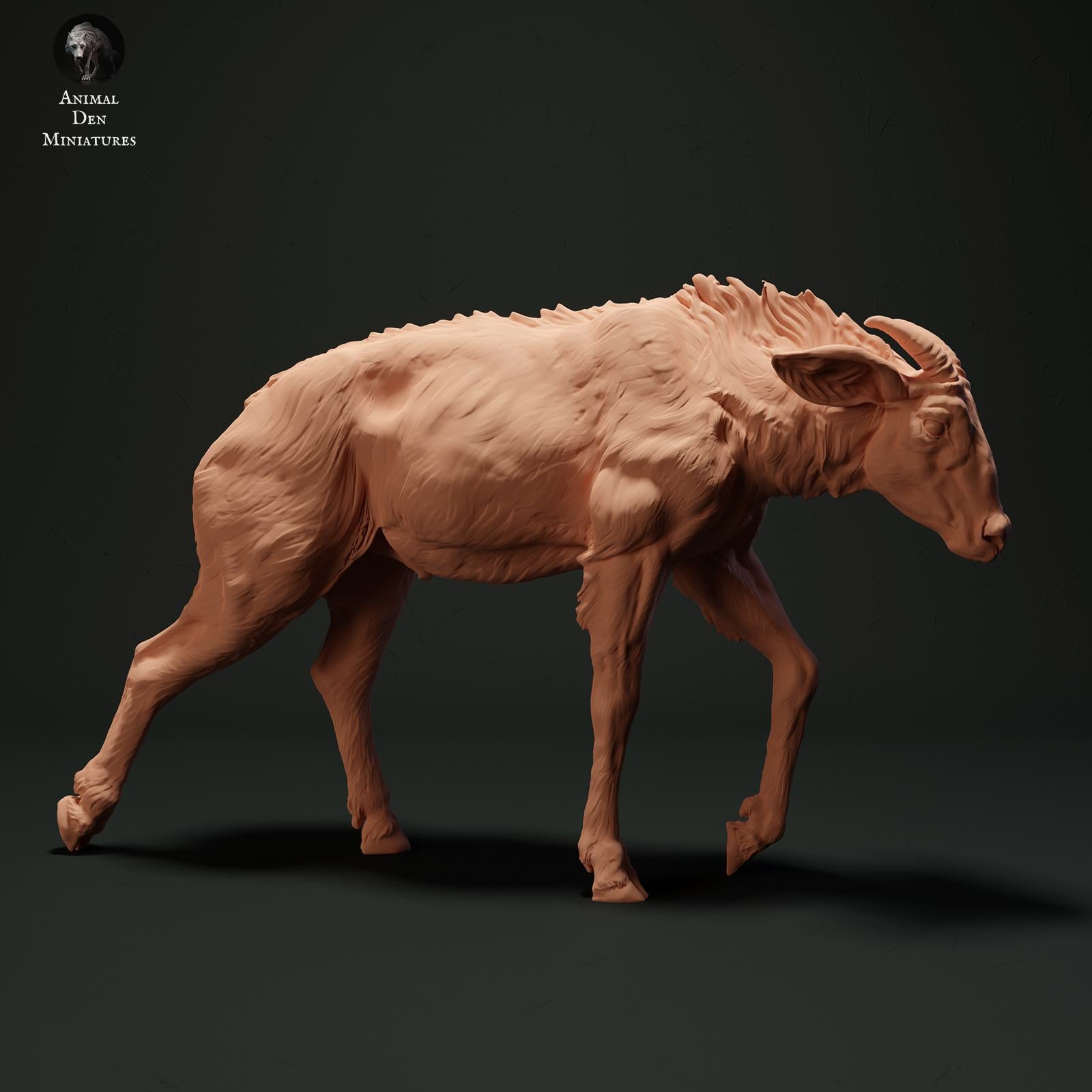 Product photo Animal Figure Diorama, Model Building: 0: Wildlife Figure: Sumatran Serau Antelope (Ref 01_01_05)