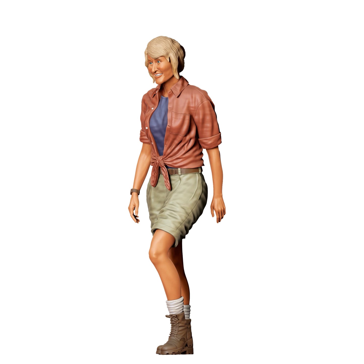 Diorama Modellbau Produktfoto 0: Junge Frau - Abenteurerin und Botanikerin (Ref. Nr. 334)