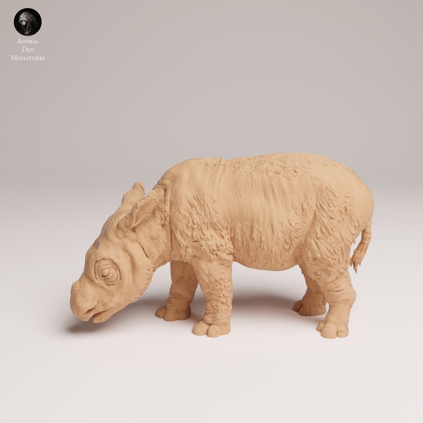 Produktfoto Tier Figur Diorama, Modellbau: 0: Wildtier Figur: Sumatra-Nashornkalb (Ref 25_03_01)