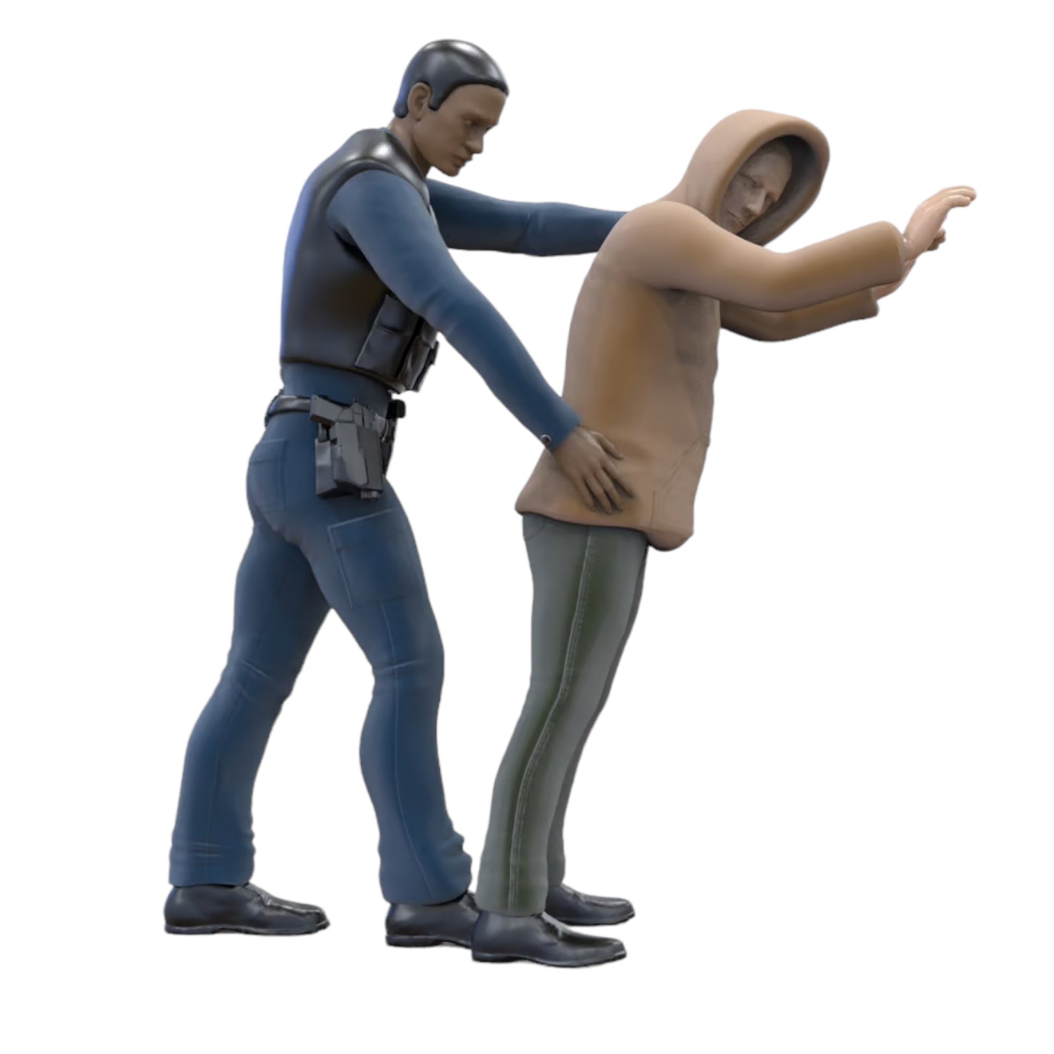 Diorama Model Building Product Photo 0: American Cops and Police Set