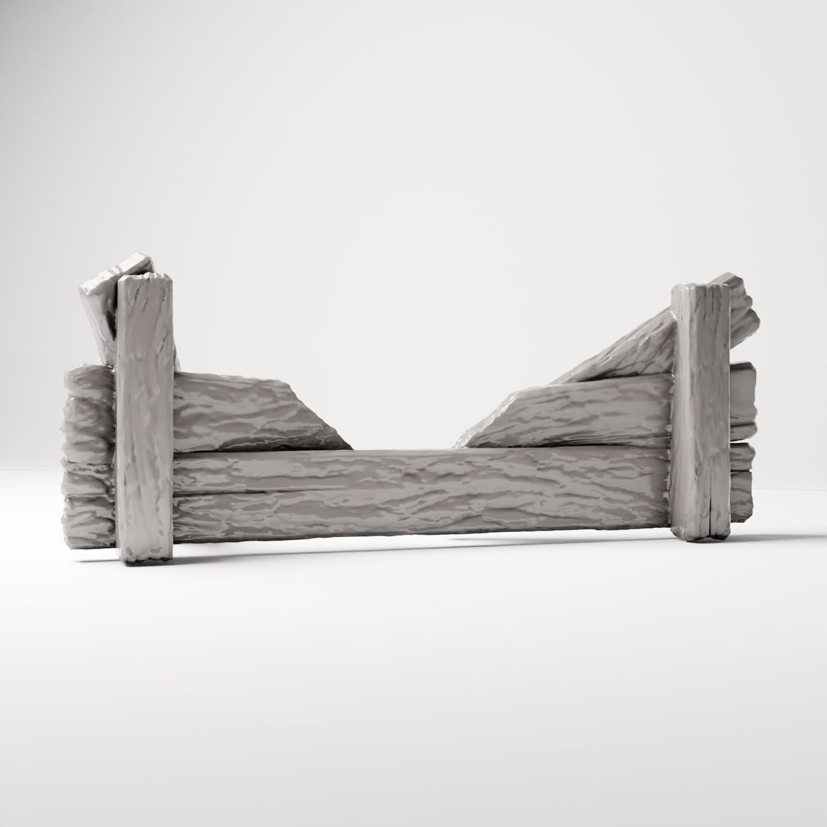 MyPortal 235 3: Diorama Terrain: Broken Wooden Barricade (Ref. 235D)