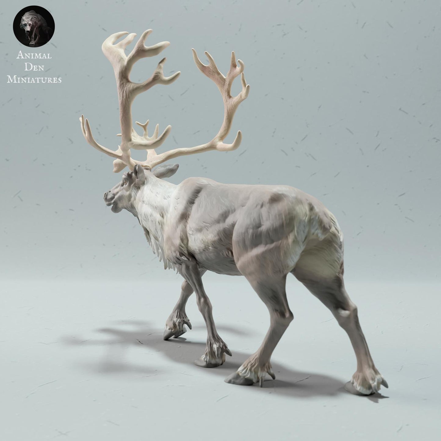 Product photo Animal Figure Diorama, Model Building: 0: Wild Animal Figure: Calling Reindeer Bull / Caribou (Ref 01_01_70)