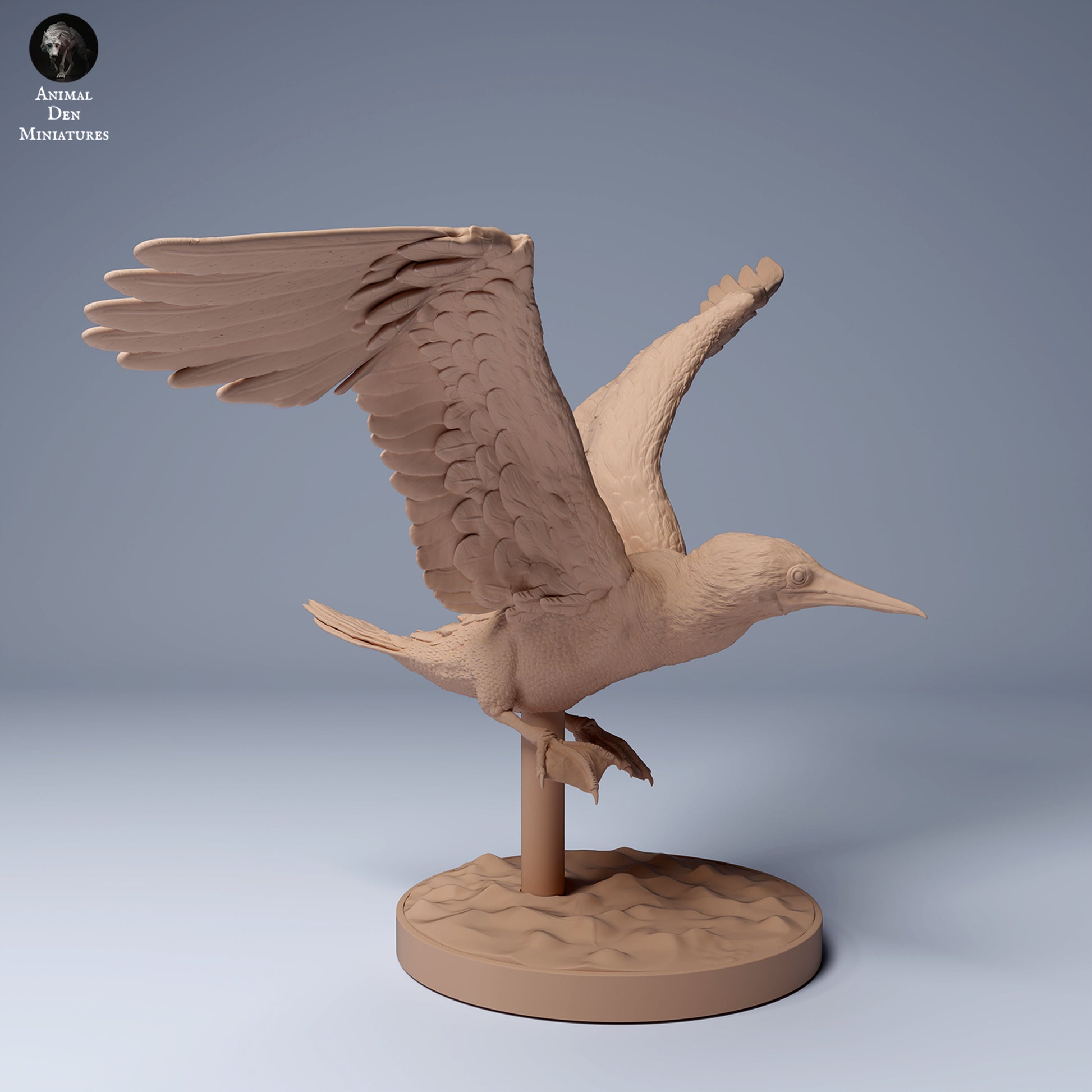 Product photo Animal Figure Diorama, Model Building: 0: Sea Creature Figure: Blue-footed Booby in Flight (Ref 24_08_07)