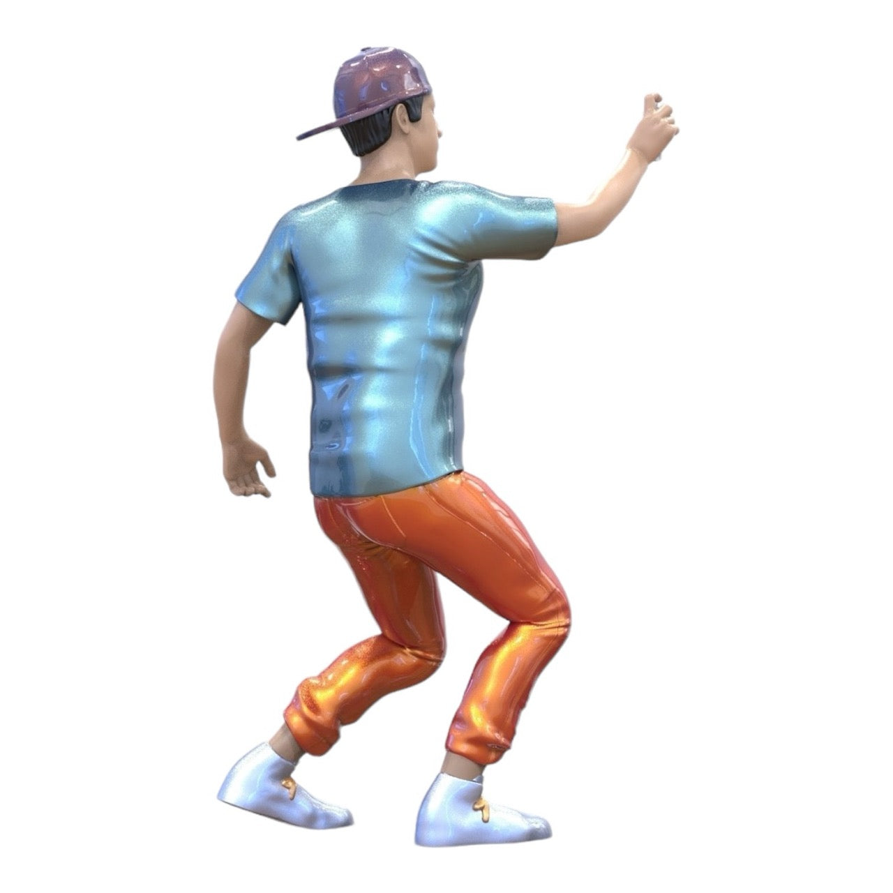 Miniature Figure: Teenage Sprayer - Young Man with Cap and Graffiti Spray Can (No. 288)