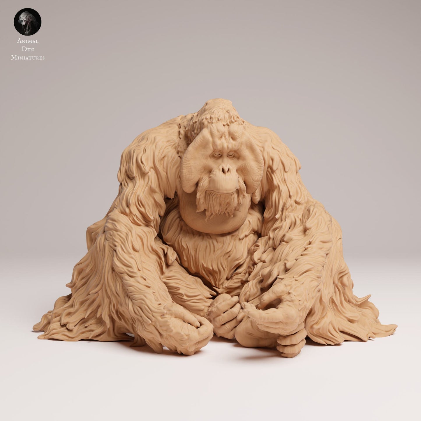 Produktfoto Tier Figur Diorama, Modellbau: 0: Dschungel Tier Figur: sitzender Sumatra Orang-Utan (Ref 25_03_07)