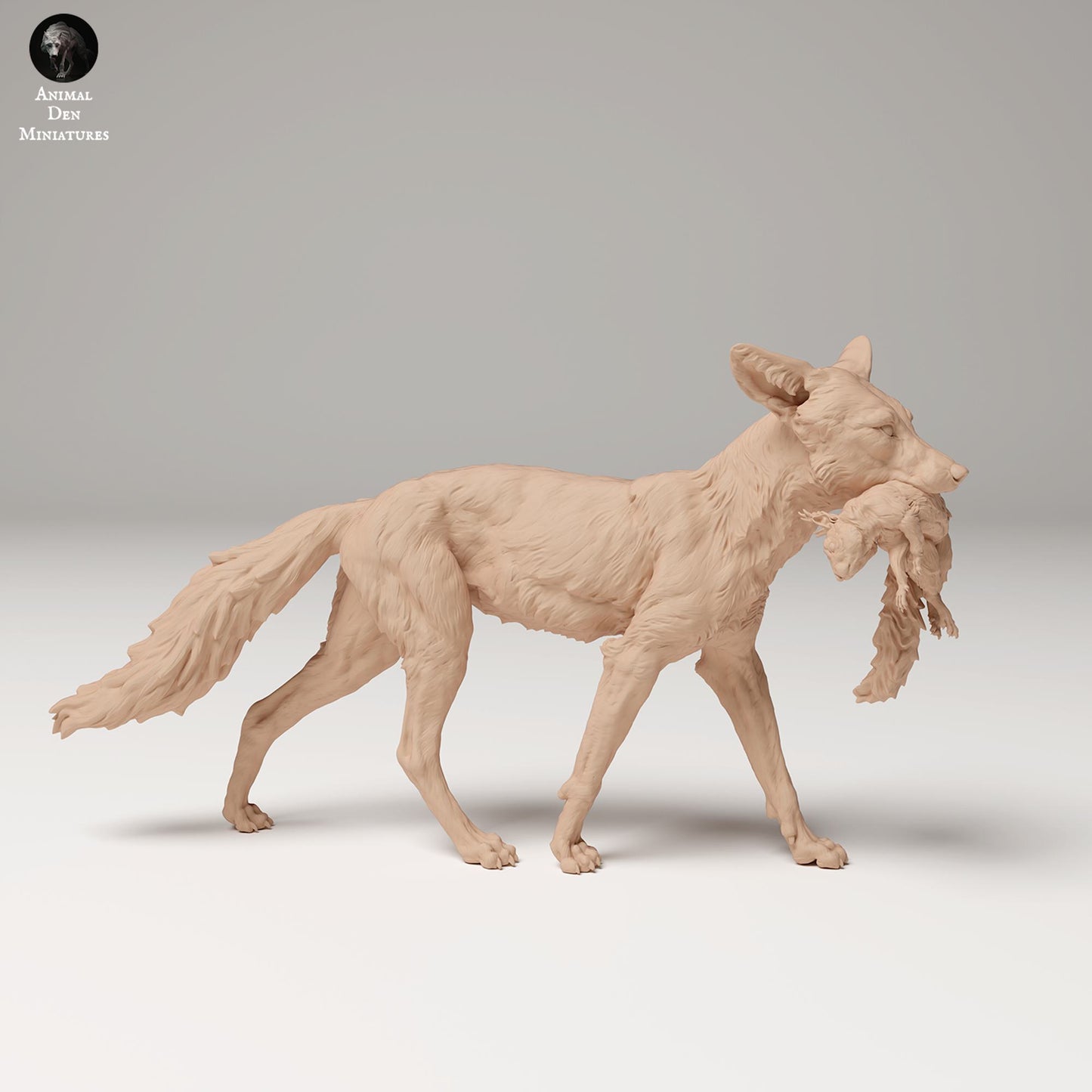 Produktfoto Tier Figur Diorama, Modellbau: 0: Wildtier Figur: Rotfuchs mit Eichhörnchen (Ref 24_09_04)