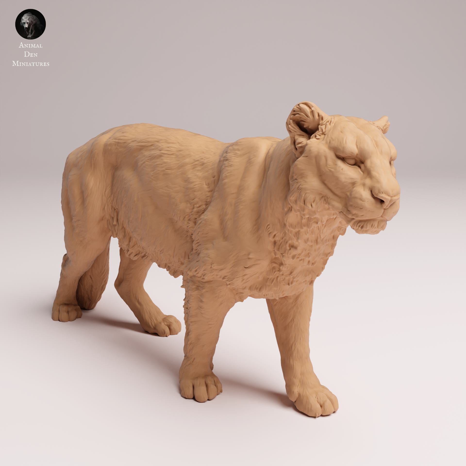 Product photo Animal Figure Diorama, Model Building: 0: Wild Animal Figure: Amur Leopard – detailed and pre-made (Ref 25_07_16)