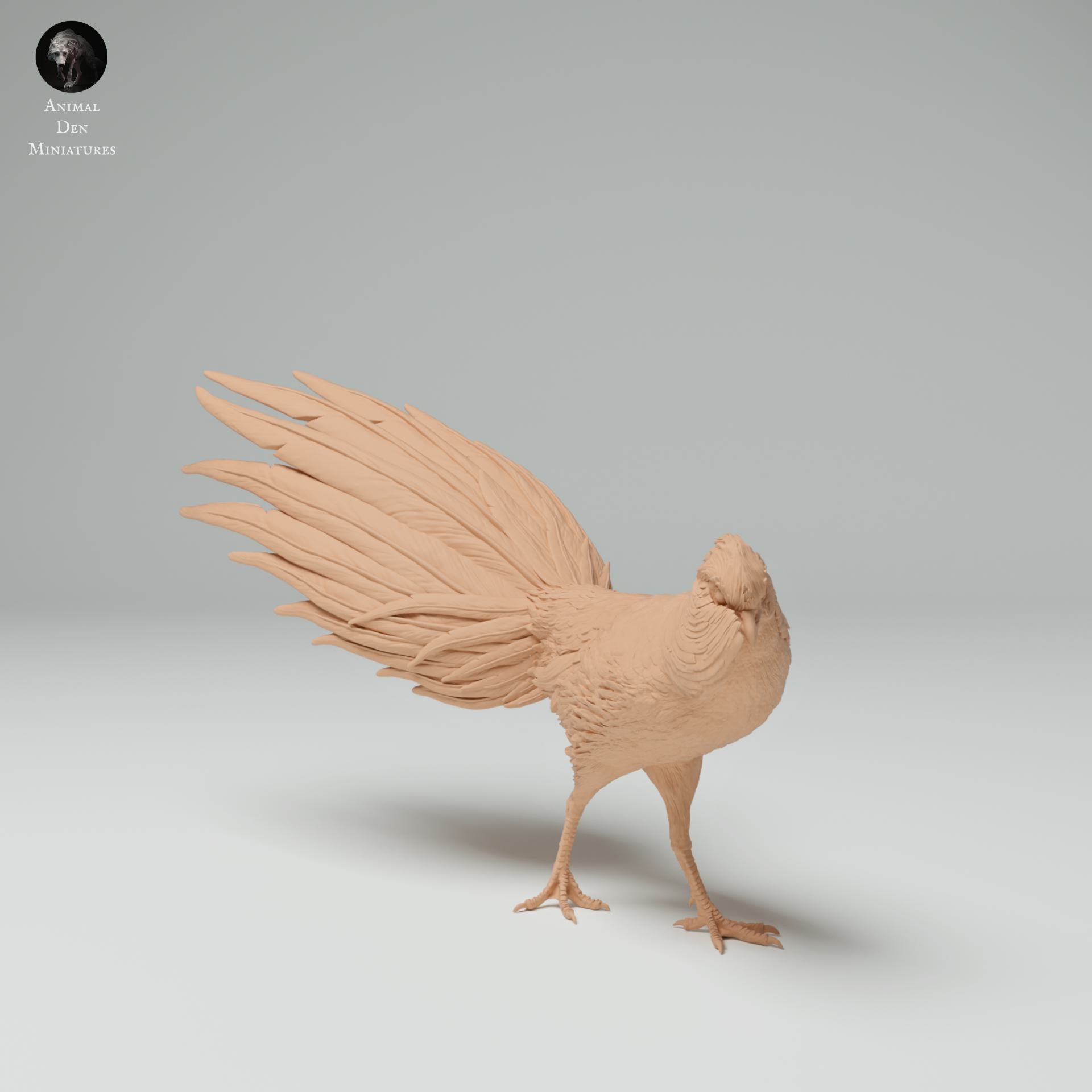 Product photo Animal Figurine Diorama, Model Building: 0: Wildlife Figurine: Golden Pheasant Male (Ref 25_02_10)