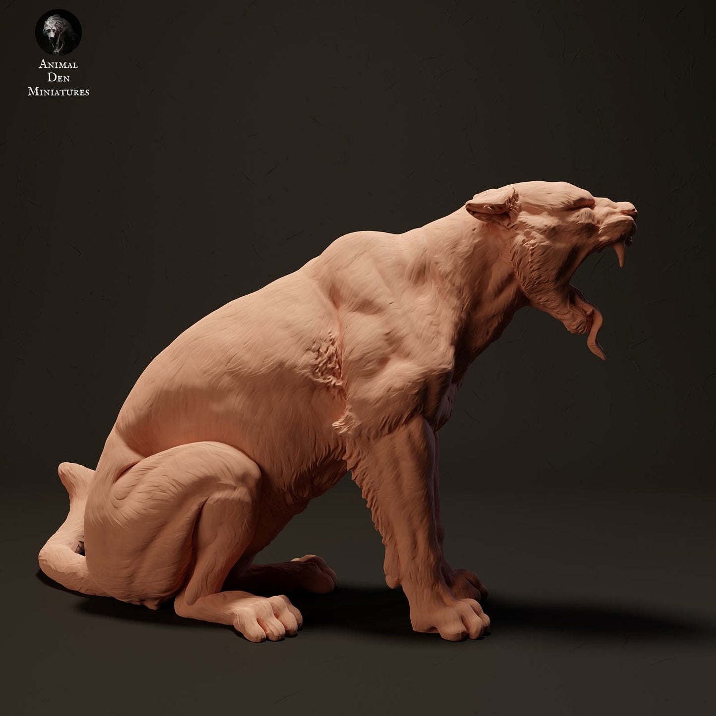 Produktfoto Tier Figur Diorama, Modellbau: 0: Wildtier Figur: gähnender Jaguar – Dschungel Tiere (Ref 01_01_03)
