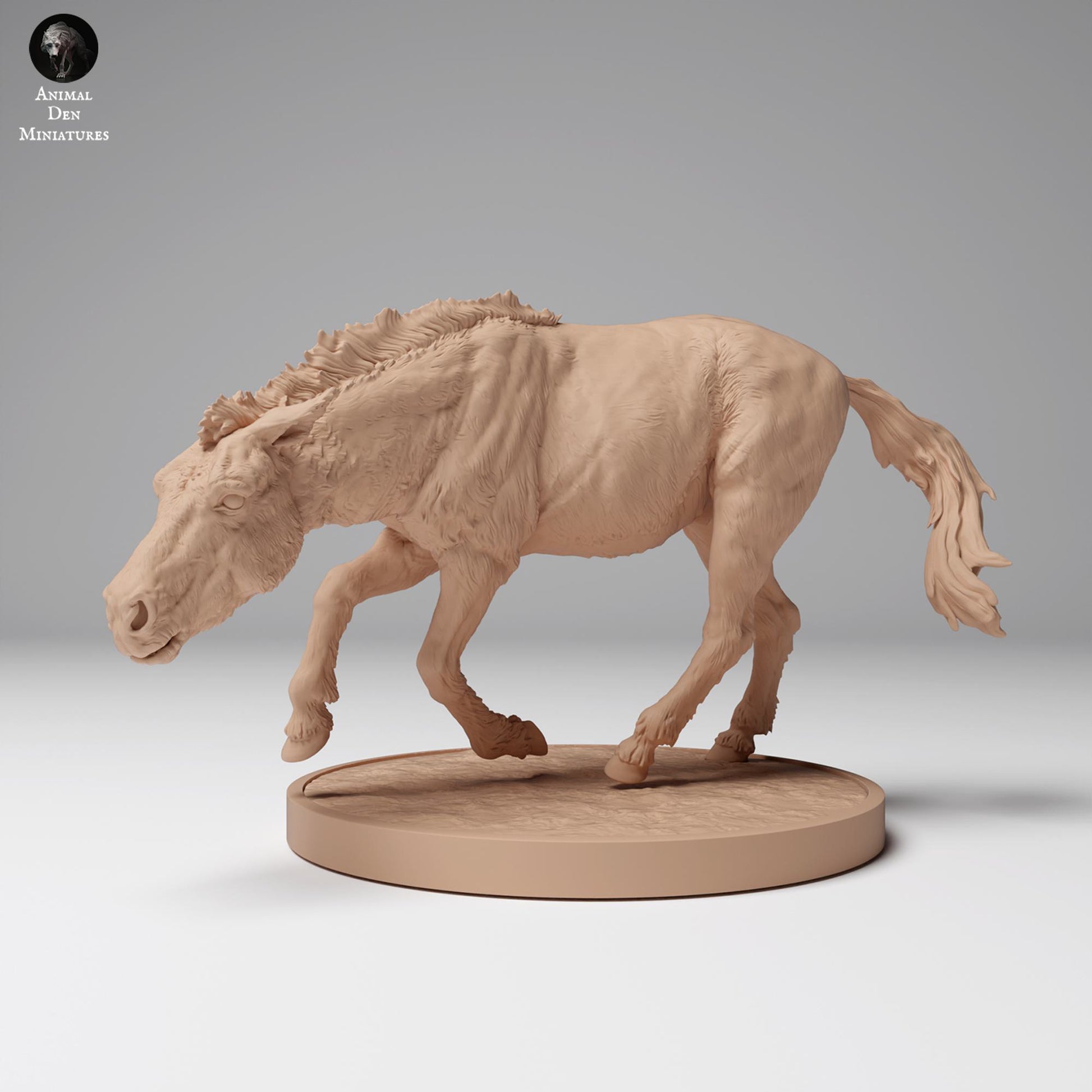 Product photo Animal Figure Diorama, Model Building: 0: Wild Animal Figure: Running Przewalski Horse (Ref 24_12_01)