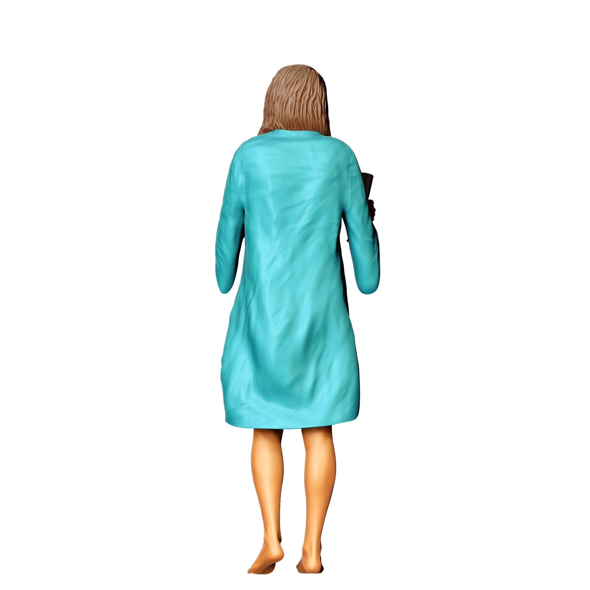 Diorama model building product photo 0: Pool Party Guests - Woman in swimsuit with champagne glass (Ref. No. 322)