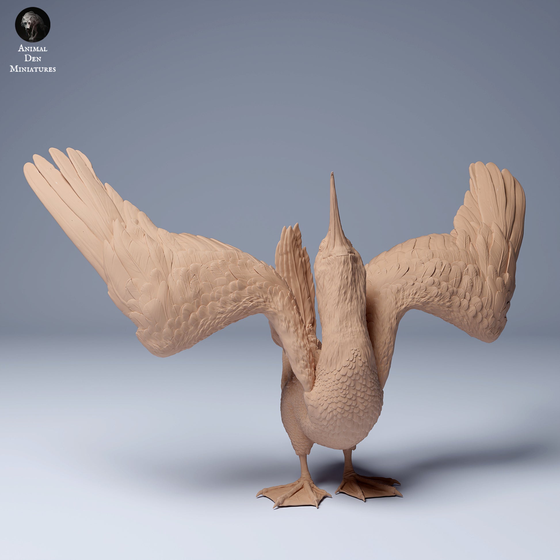 Product photo Animal Figure Diorama, Model Building: 0: Sea Creature Figure: Blue-footed Booby – Dancing Pose (Ref 24_08_08)