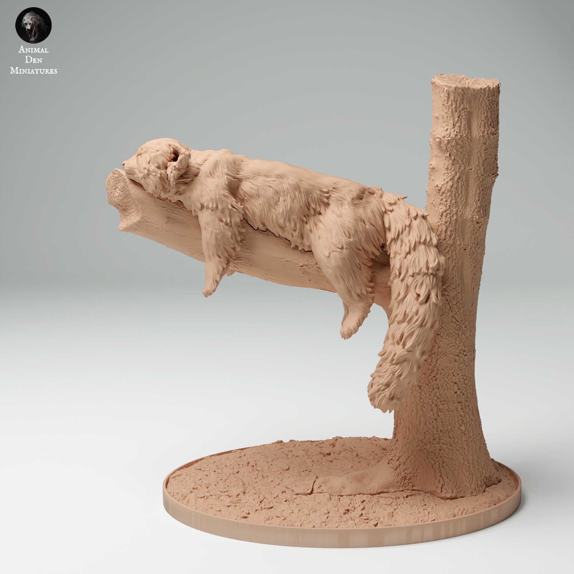 Product photo Animal Figure Diorama, Model Building: 0: Jungle Animal Figure: Sleeping Red Panda (Ref 25_02_02)