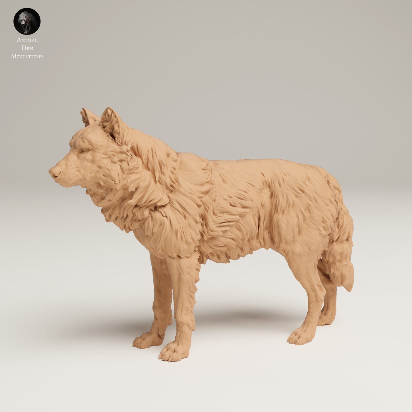 Produktfoto Tier Figur Diorama, Modellbau: 0: Wildtier Figur: Grauer Wolf (Ref 25_06_06)