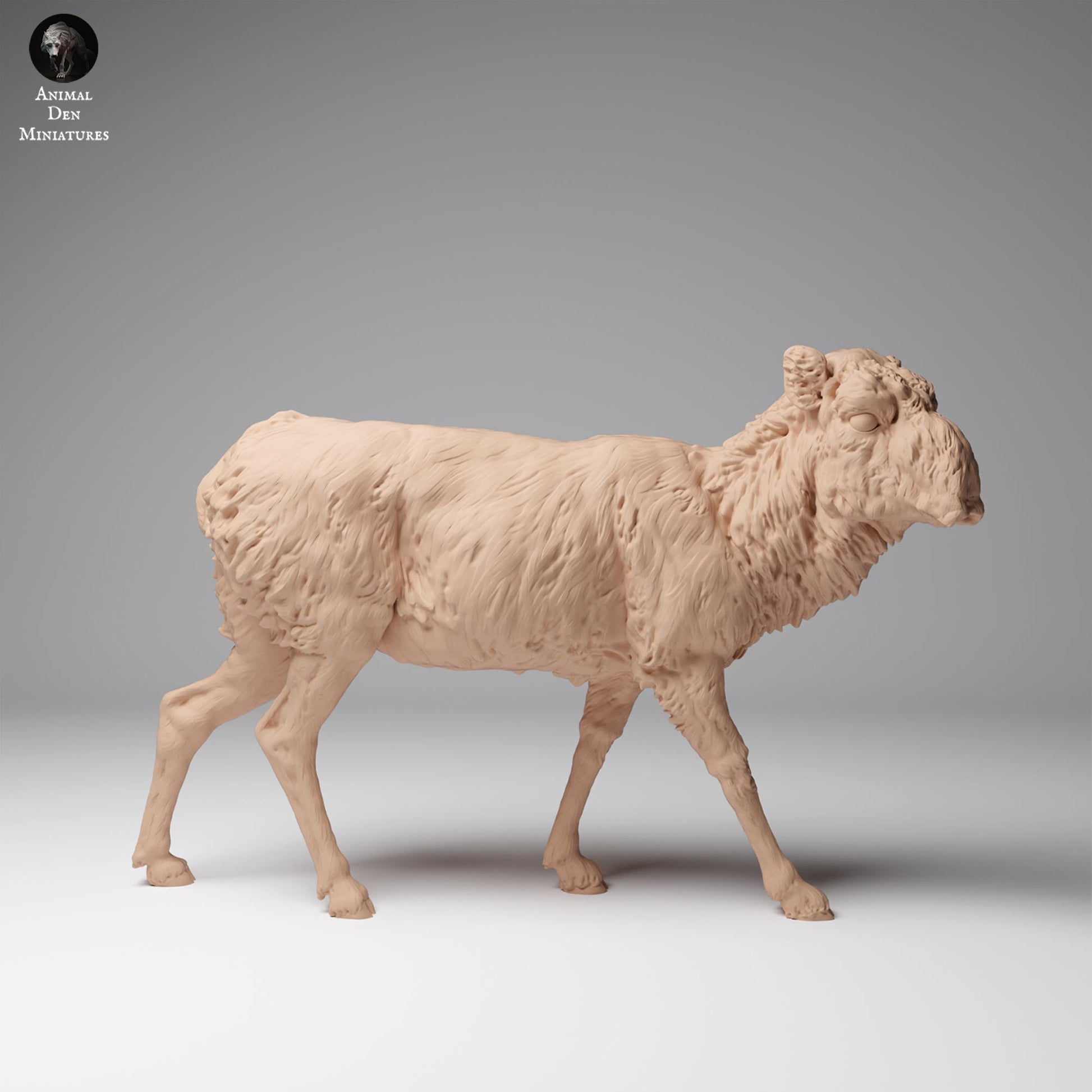 Product photo Animal Figure Diorama, Model Building: 0: Wild Animal Figure: Mongolian Saiga Antelope – Female in Winter Coat (Ref 24_12_14)