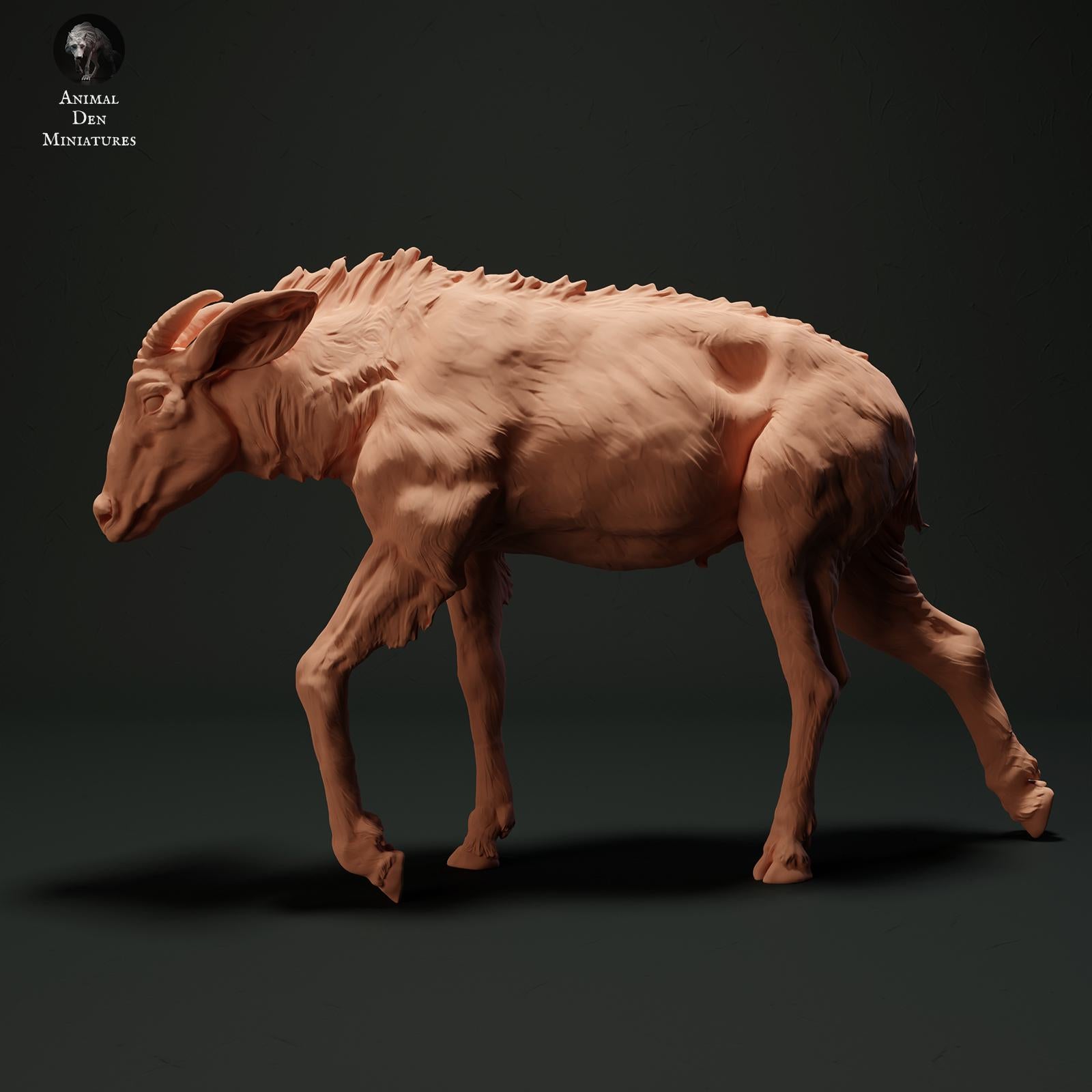 Product photo Animal Figure Diorama, Model Building: 0: Wildlife Figure: Sumatran Serau Antelope (Ref 01_01_05)
