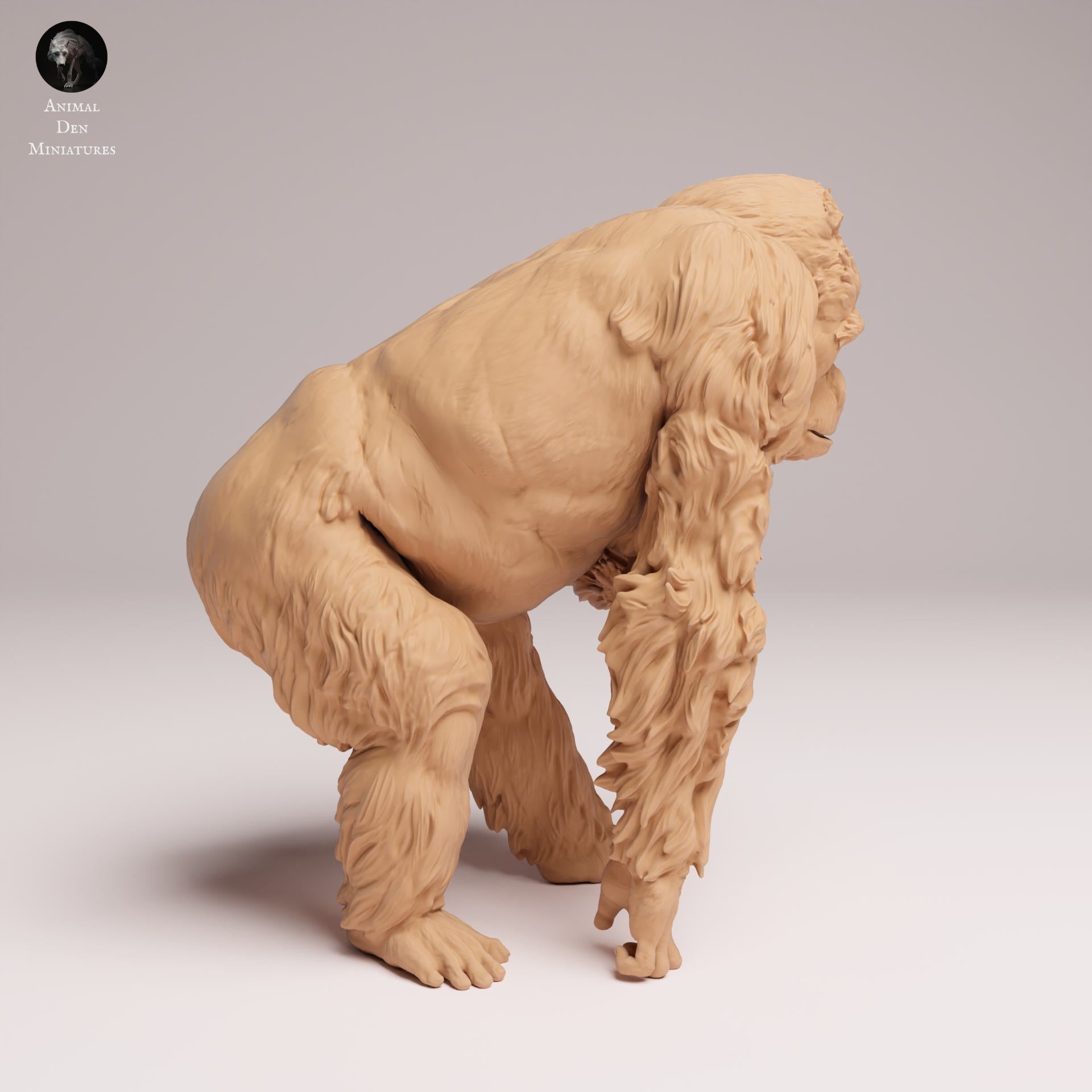 Product photo Animal Figure Diorama, Model Building: 0: Jungle Animal Figure: Eastern Lowland Gorilla Female with Young (Ref 25_07_10)