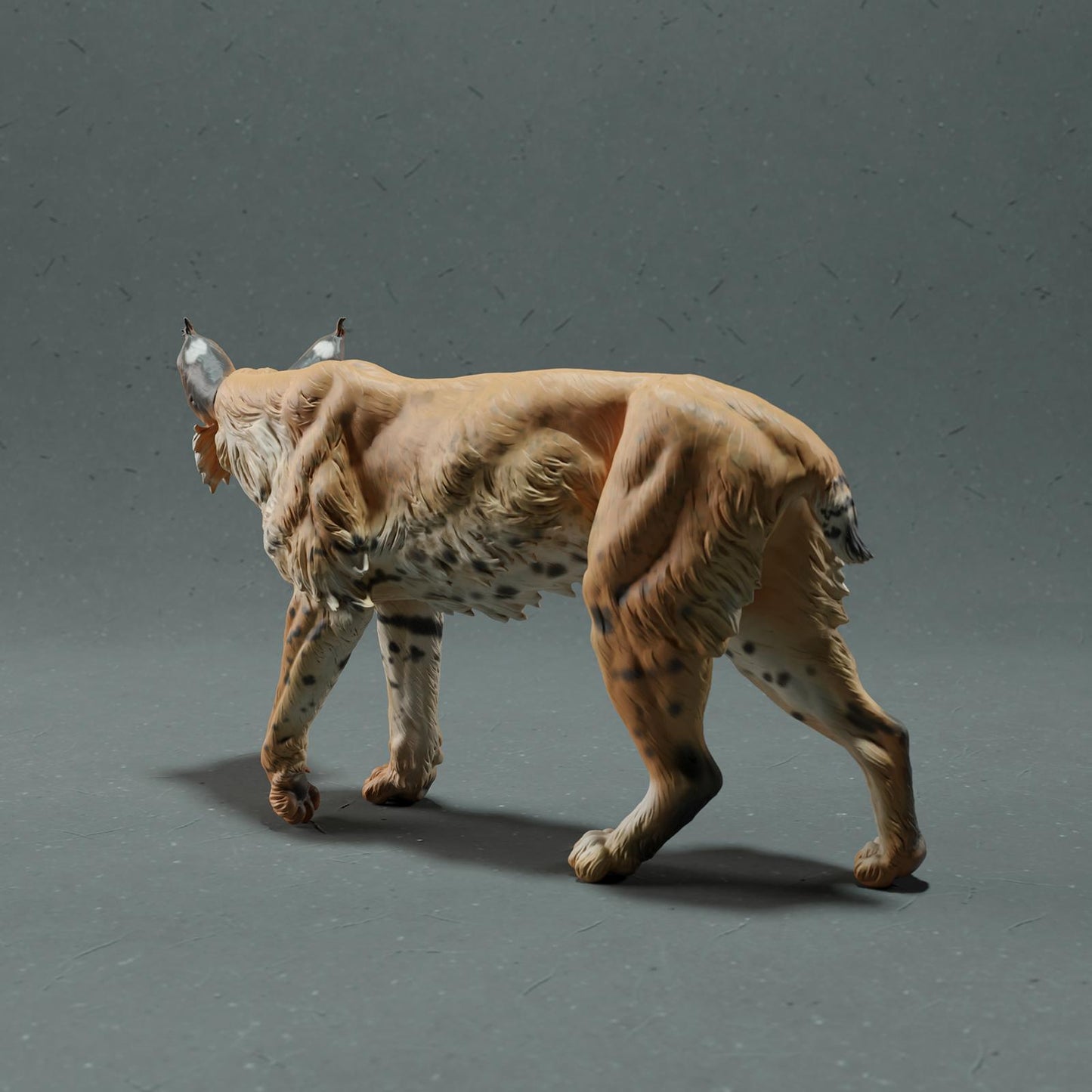 Product photo Animal Figure Diorama, Model Building: 0: Wild Animal Figure: Lynx – Bobcat (Ref 01_01_77)