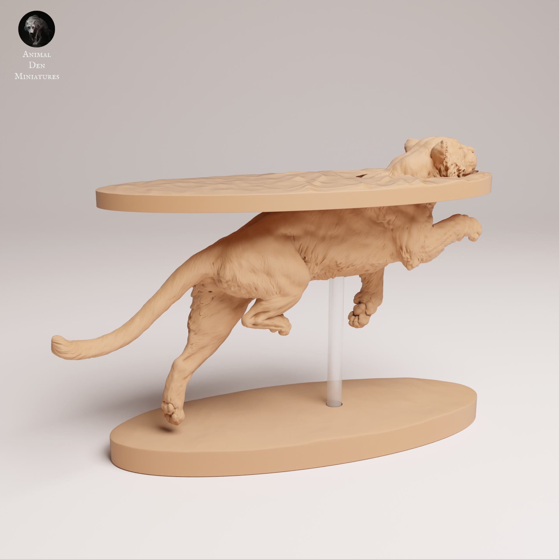 Product photo Animal Figure Diorama, Model Building: 0: Wildlife Figure: Swimming Sumatran Tiger (Ref 25_03_03)