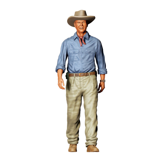 Diorama Model Building Product Photo 0: Adventurer with Cowboy Hat (Ref. No. 335)
