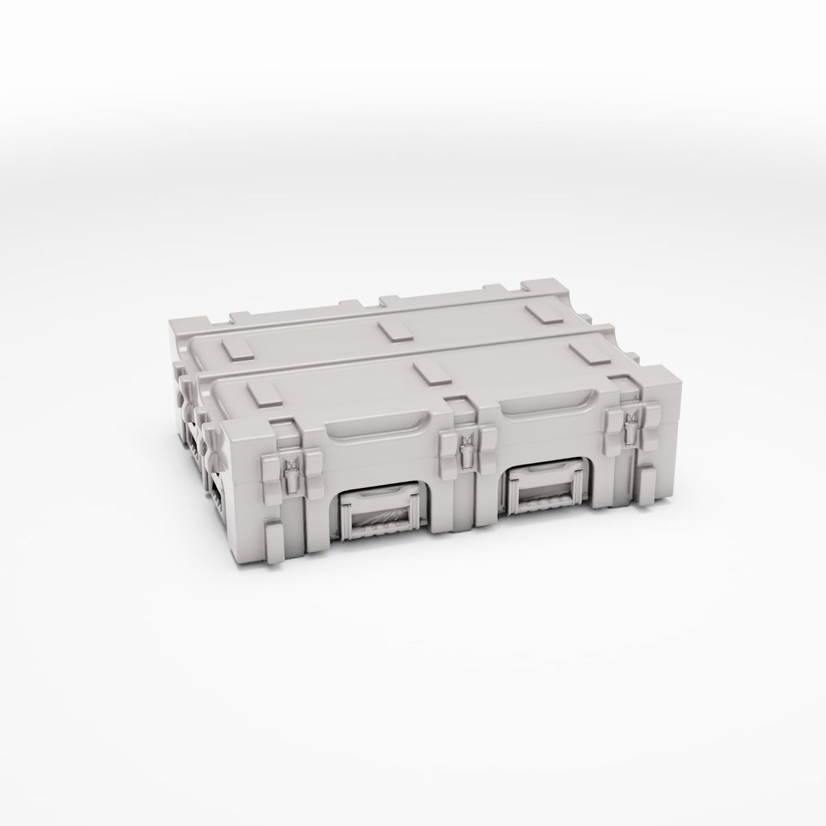 Diorama modeling product photo 3: Diorama storage: Military transport crate with clasps (Ref. 352D)
