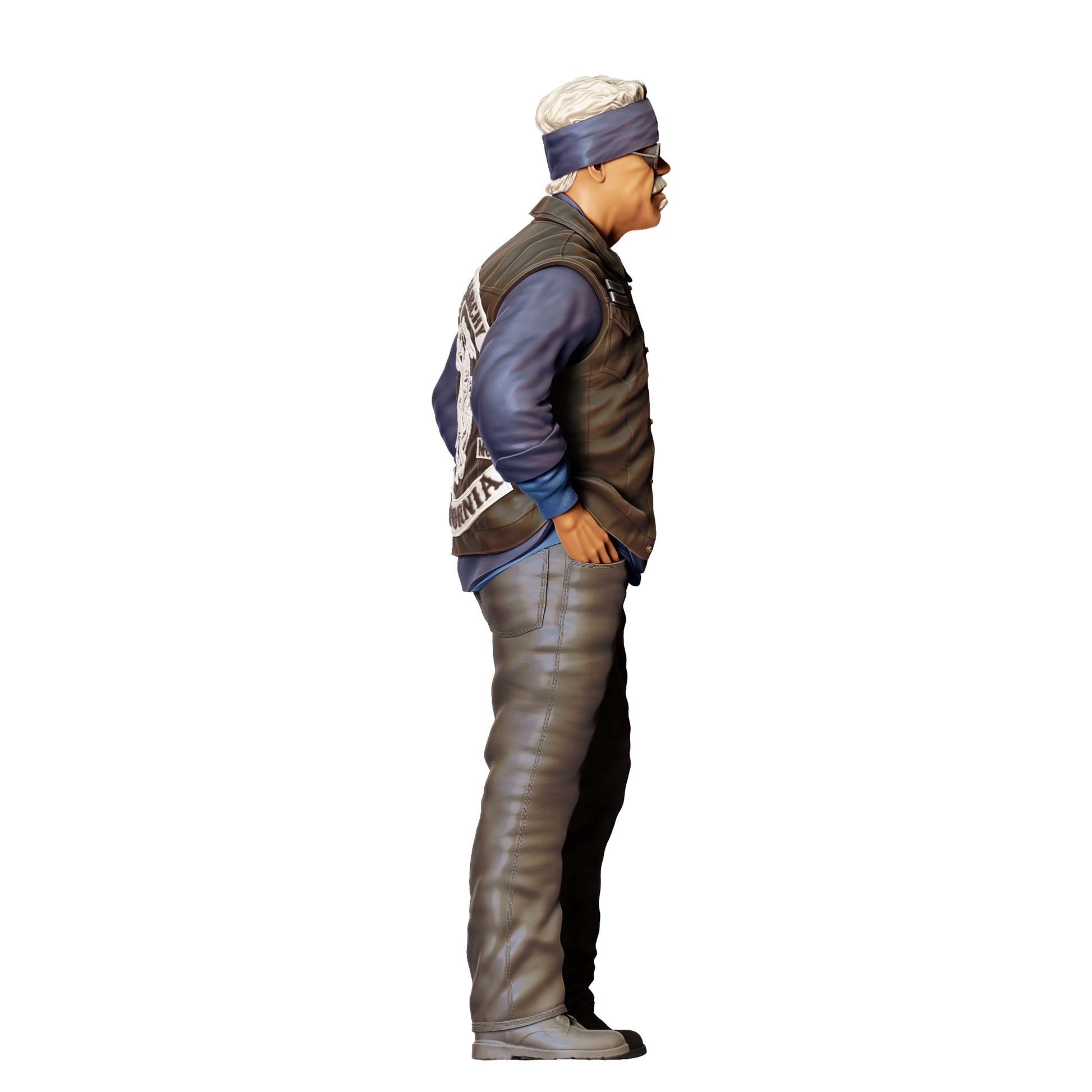 Diorama Model Building Product Photo 0: Leader of a Motorcycle Gang - Biker 3 (Ref. No. 346)
