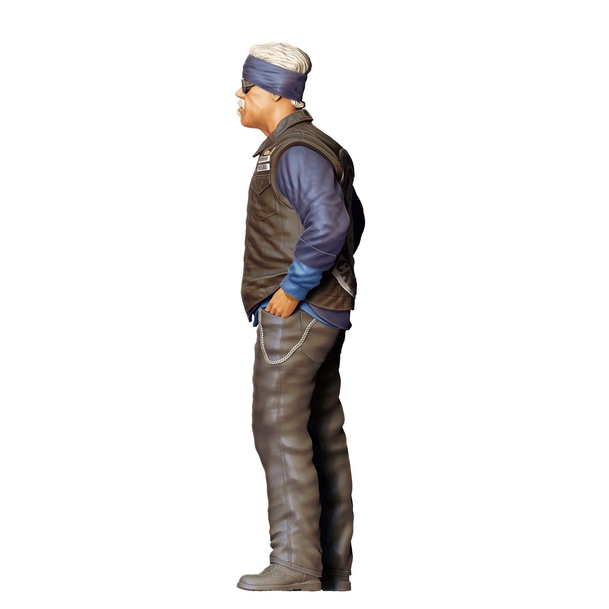 Diorama Model Building Product Photo 0: Leader of a Motorcycle Gang - Biker 3 (Ref. No. 346)