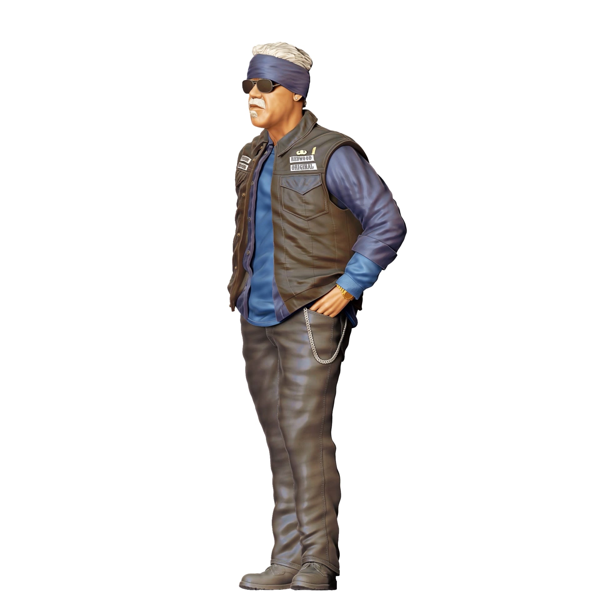 Diorama Model Building Product Photo 0: Leader of a Motorcycle Gang - Biker 3 (Ref. No. 346)