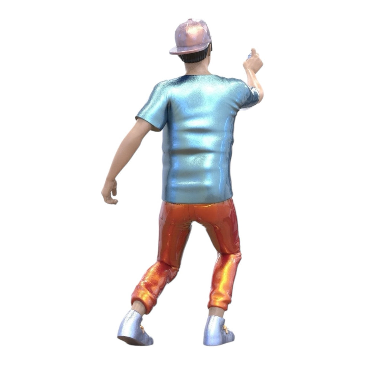 Miniature Figure: Teenage Sprayer - Young Man with Cap and Graffiti Spray Can (No. 288)