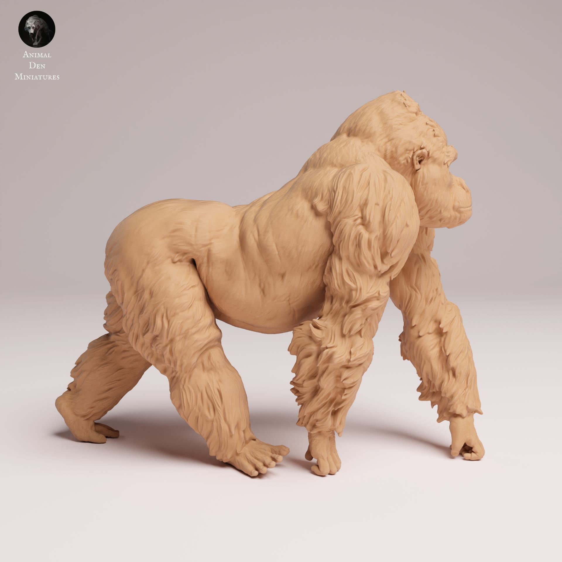 Product photo Animal Figure Diorama, Model Building: 0: Jungle Animal Figure: Eastern Lowland Gorilla – Silverback (Ref 25_07_08)