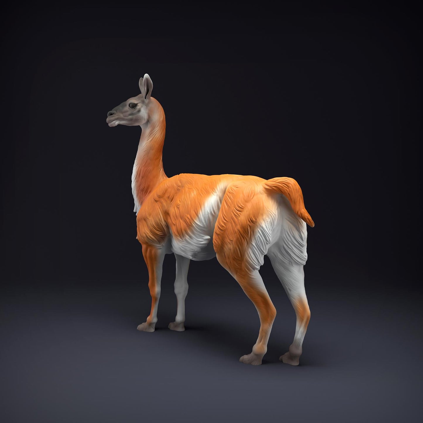 Product photo Animal Figure Diorama, Model Building: 0: Andean Animals Figure: standing Guanaco (Ref 01_01_87)