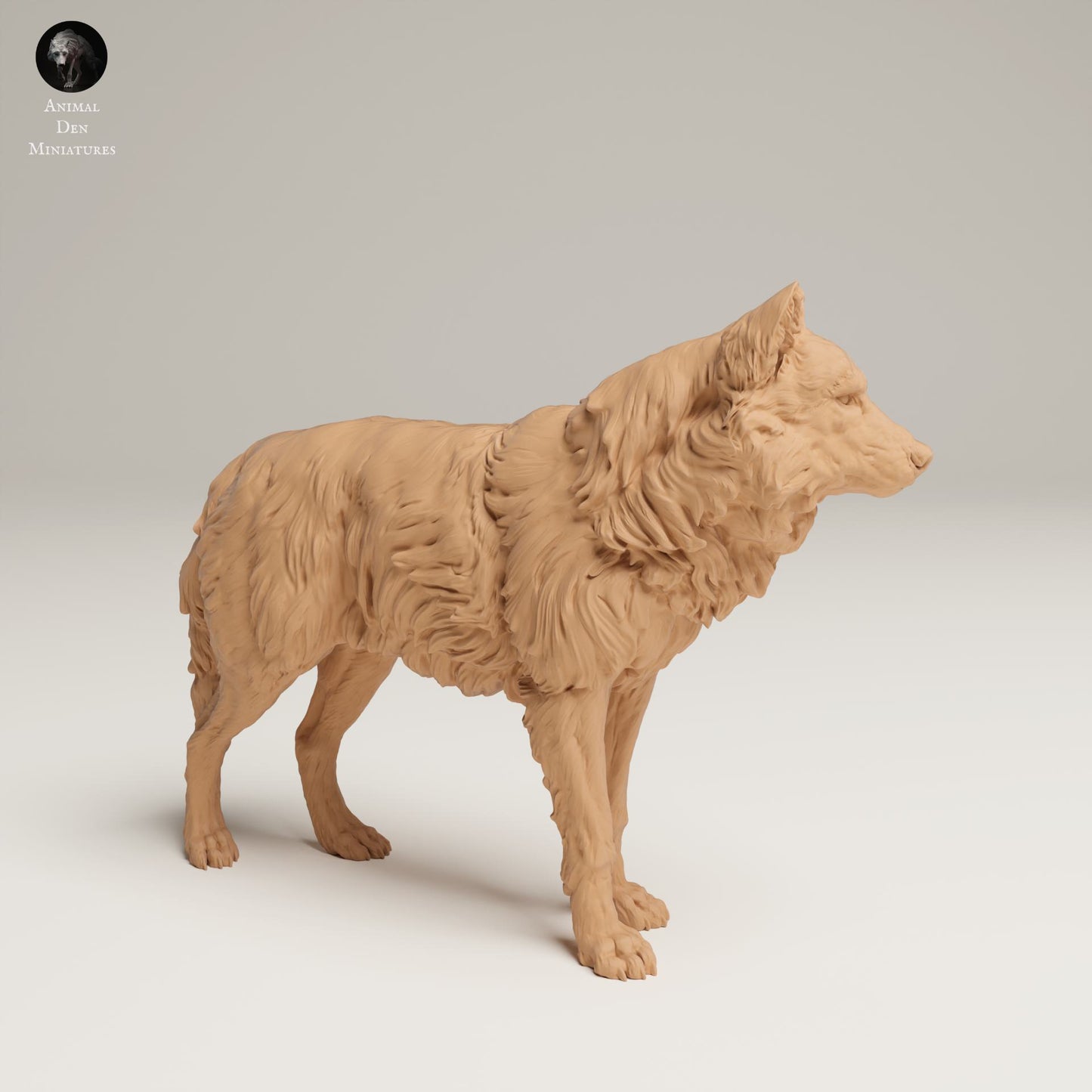 Produktfoto Tier Figur Diorama, Modellbau: 0: Wildtier Figur: Grauer Wolf (Ref 25_06_06)