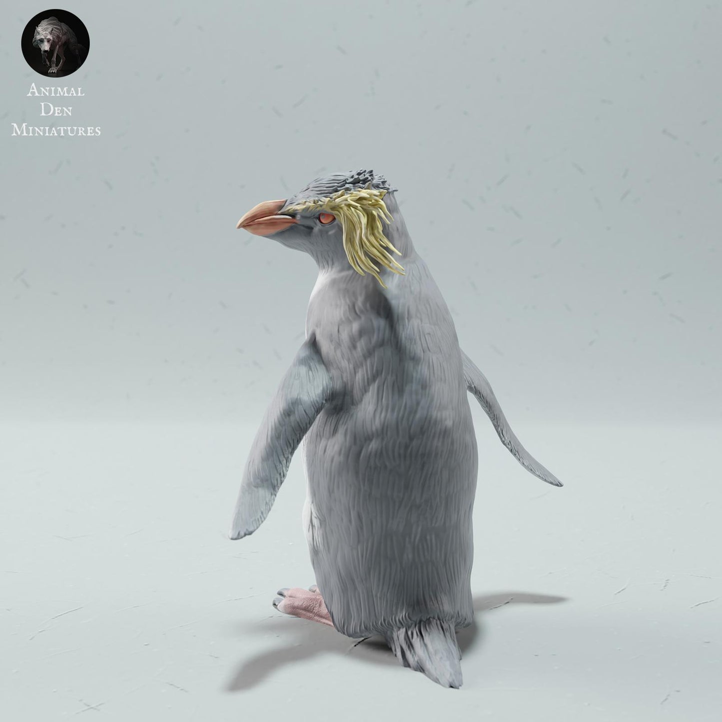 Product photo animal figure diorama, model building: 0: Sea creature figure: Rockhopper Penguin – Rockhopper (Ref 01_01_64)