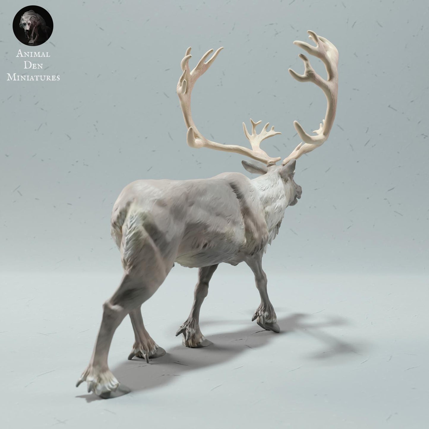 Product photo Animal Figure Diorama, Model Building: 0: Wild Animal Figure: Calling Reindeer Bull / Caribou (Ref 01_01_70)