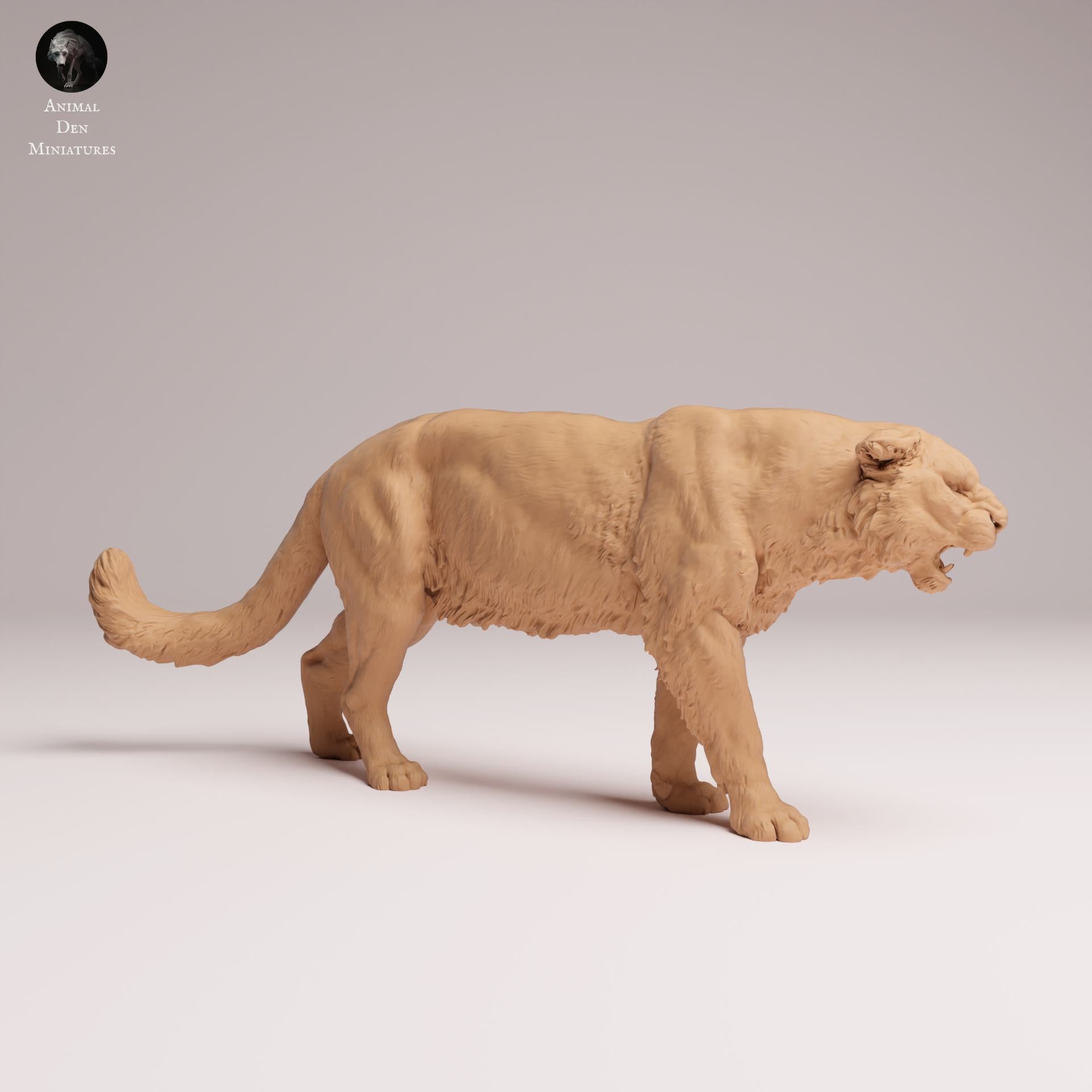 Product photo Animal Figure Diorama, Model Building: 0: Wild Animal Figure: Amur Leopard – roaring (Ref 25_07_04)