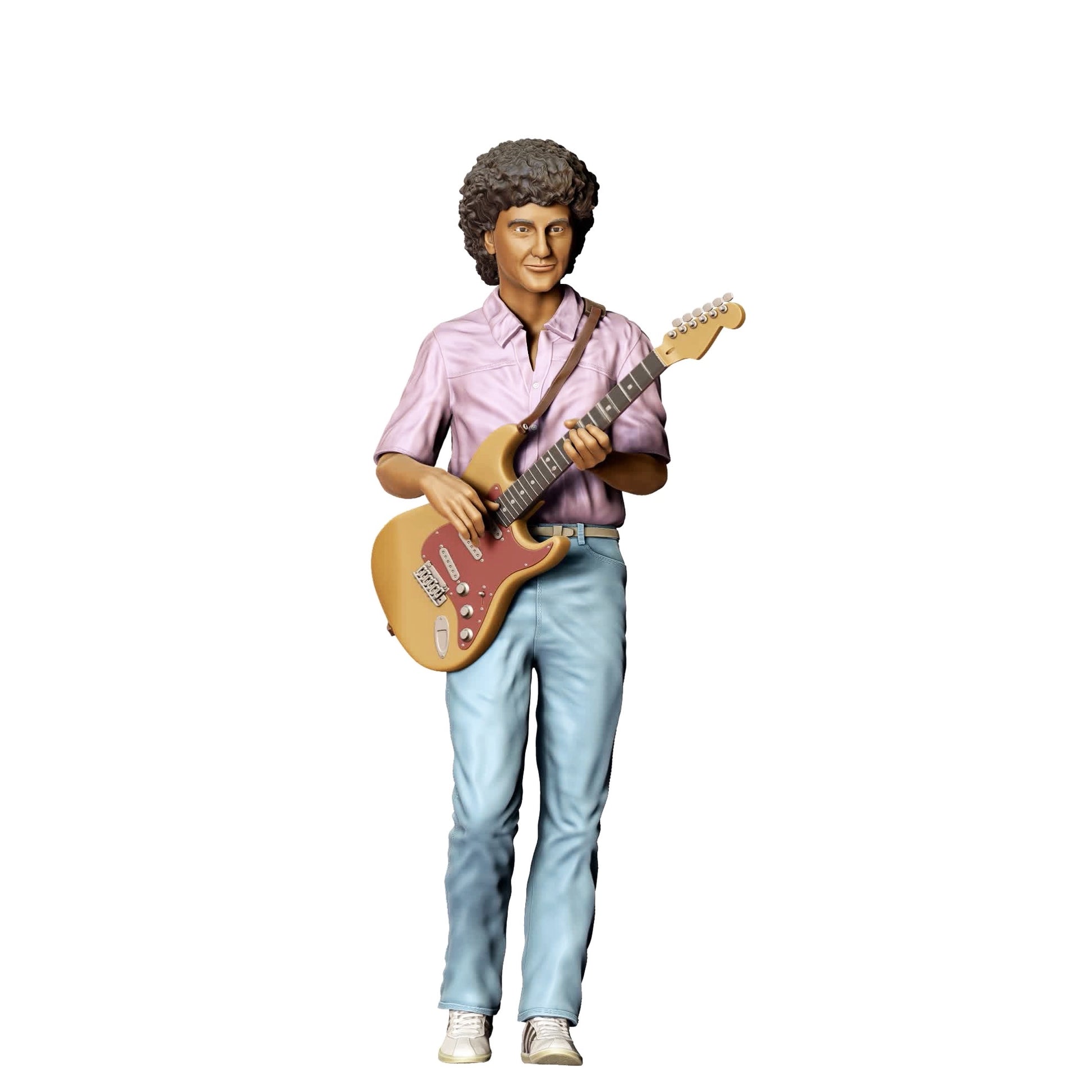 Diorama model building product photo 0: Famous rock band - Bassist (Ref. No. 329)