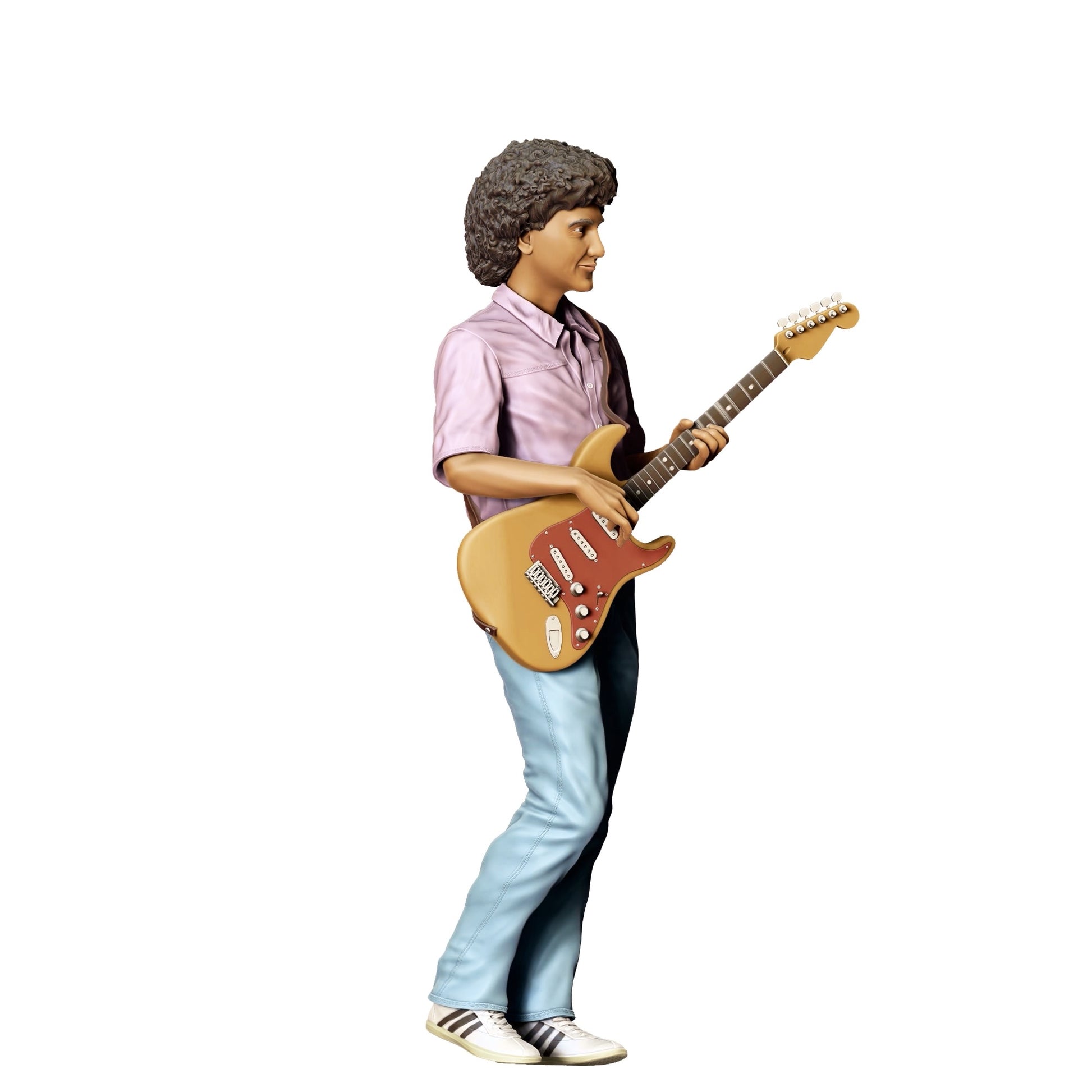 Diorama model building product photo 0: Famous rock band - Bassist (Ref. No. 329)