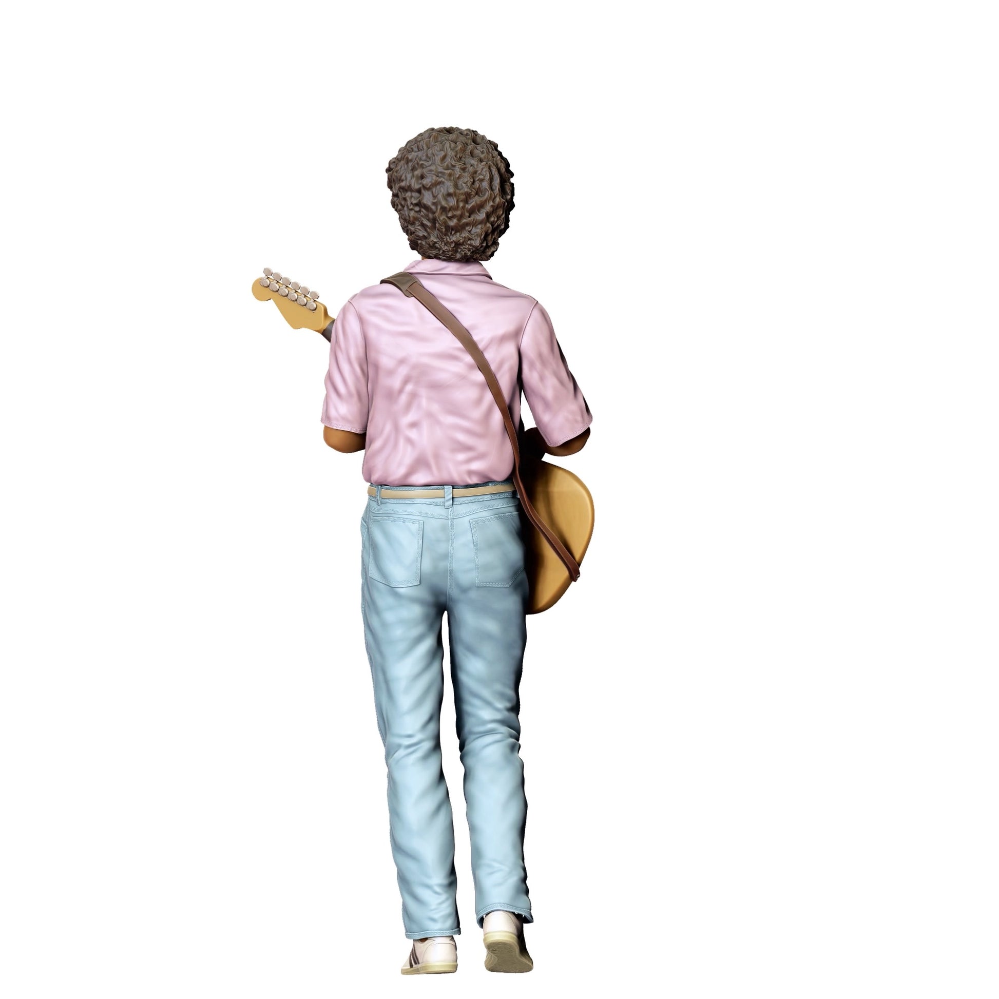 Diorama model building product photo 0: Famous rock band - Bassist (Ref. No. 329)