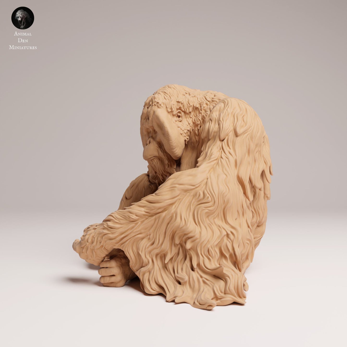 Produktfoto Tier Figur Diorama, Modellbau: 0: Dschungel Tier Figur: sitzender Sumatra Orang-Utan (Ref 25_03_07)