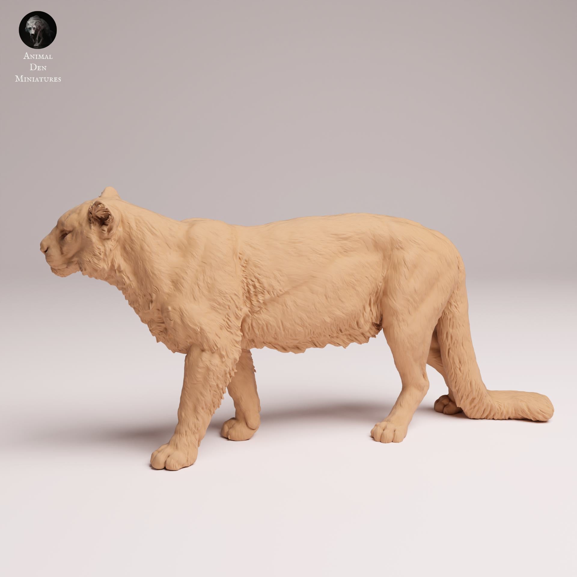 Product photo Animal Figure Diorama, Model Building: 0: Wild Animal Figure: Amur Leopard – detailed and pre-made (Ref 25_07_16)