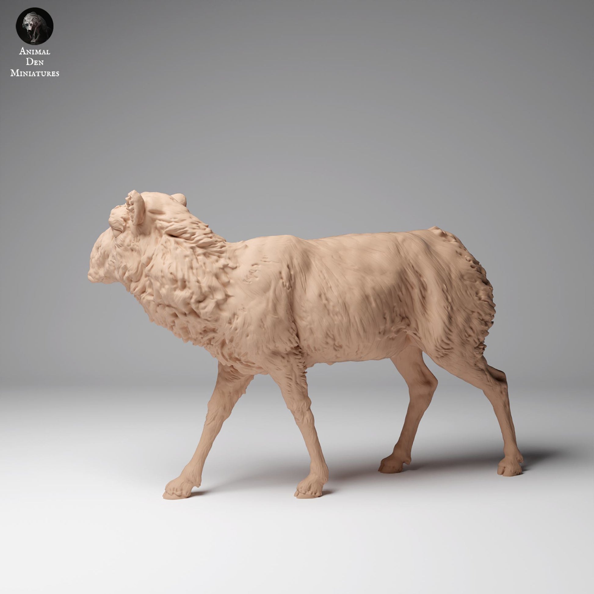 Product photo Animal Figure Diorama, Model Building: 0: Wild Animal Figure: Mongolian Saiga Antelope – Female in Winter Coat (Ref 24_12_14)