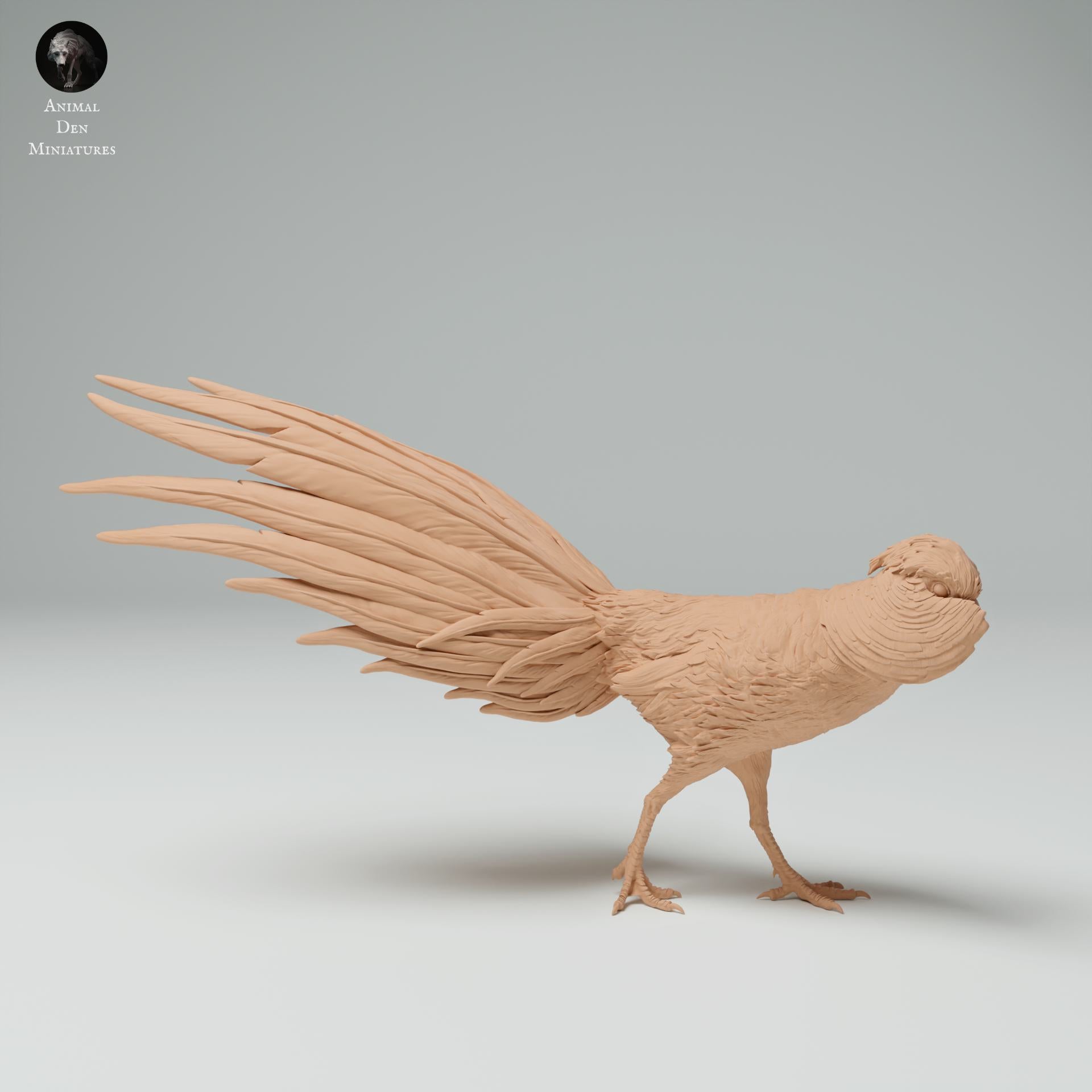 Product photo Animal Figurine Diorama, Model Building: 0: Wildlife Figurine: Golden Pheasant Male (Ref 25_02_10)
