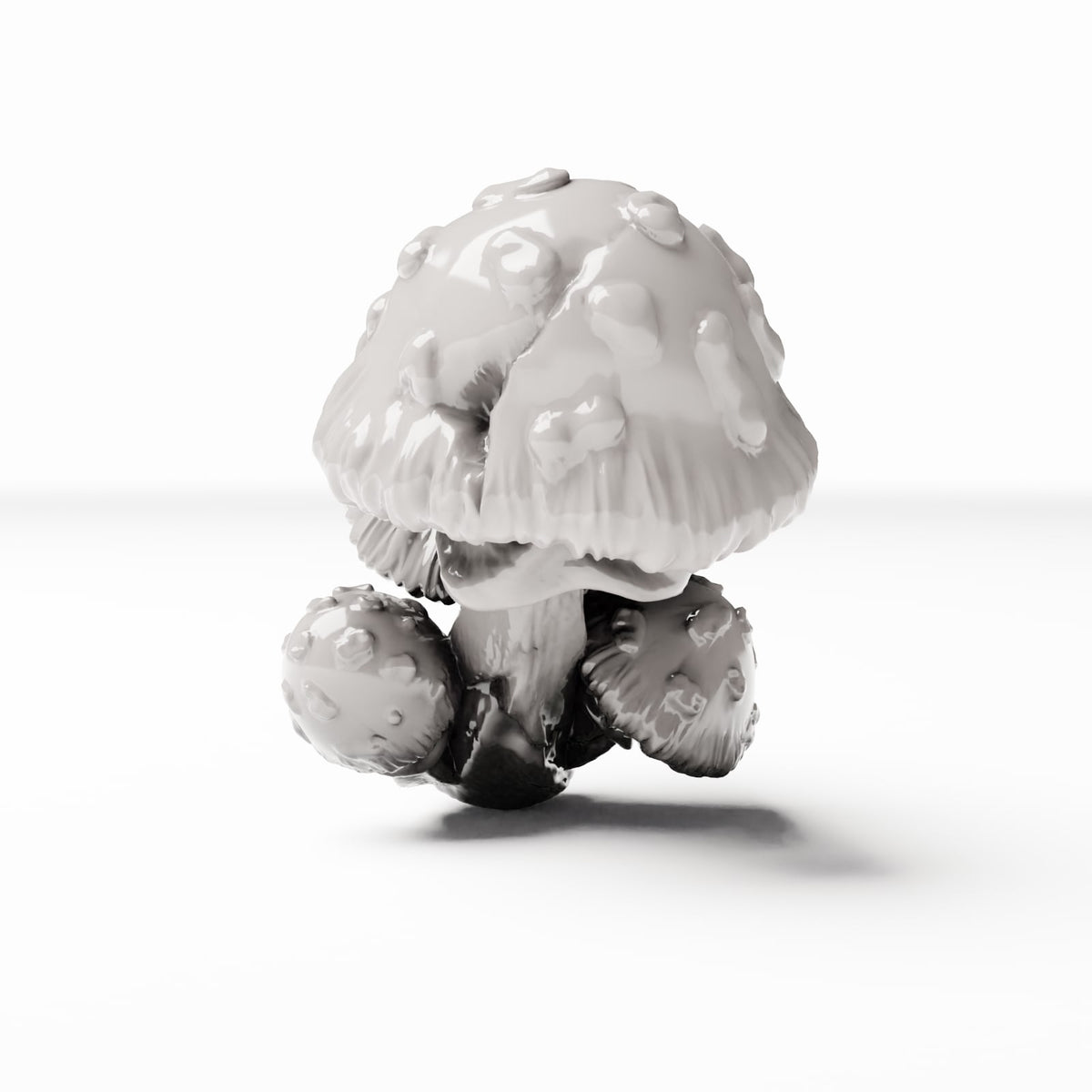 Diorama model-building product photo 3: Diorama plants: Spotted mushroom group (Ref. 445D)