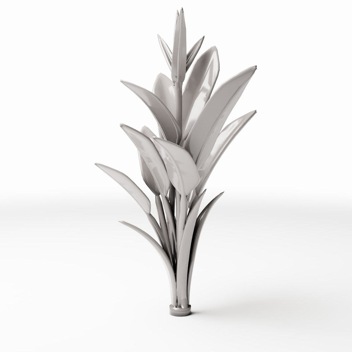 Diorama model-making product photo 3: Diorama plants: bird of paradise flower with long leaves (Ref. 452D)